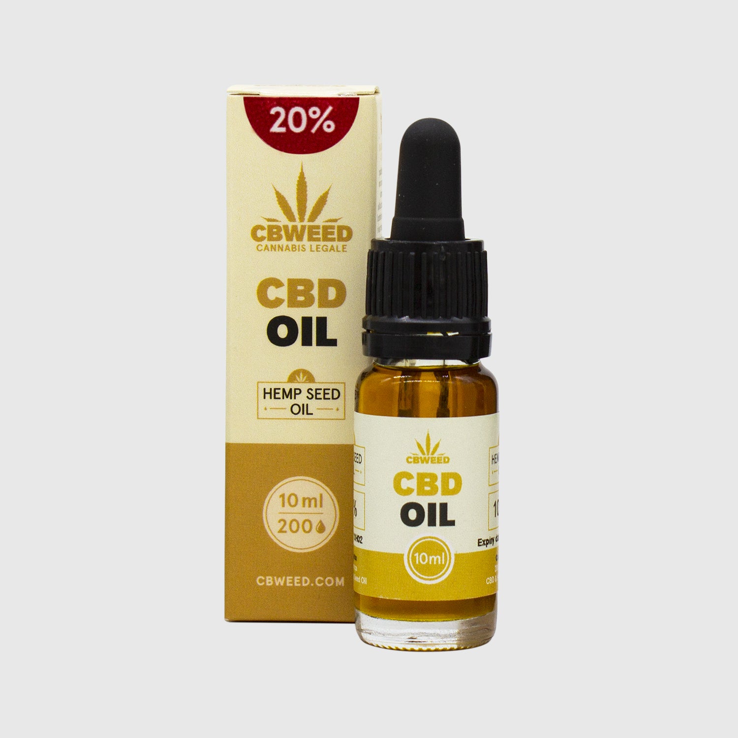 Olio CBD 20% con olio di canapa